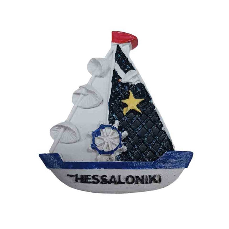 Souvenir tourist magnet - Set of 12pcs - Resin Magnet - Thessaloniki - 678366
