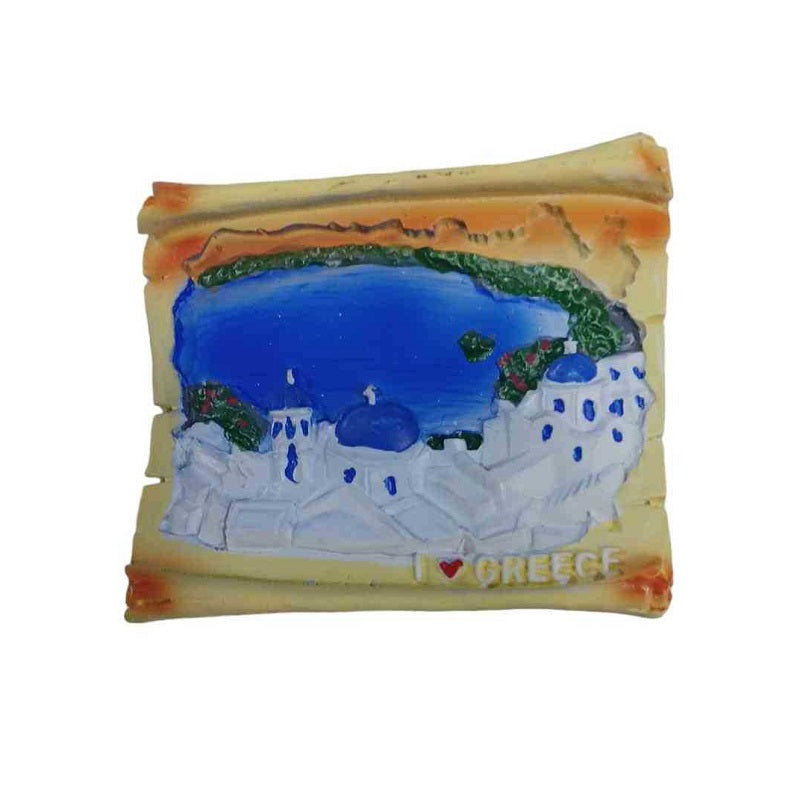 Tourist Souvenir Magnet - Set of 12pcs - Resin Magnet - Greece - 678369