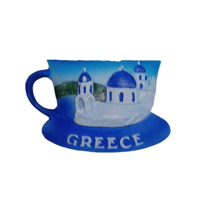 Souvenir tourist magnet - Set of 12pcs - Resin Magnet - Greece - 678370