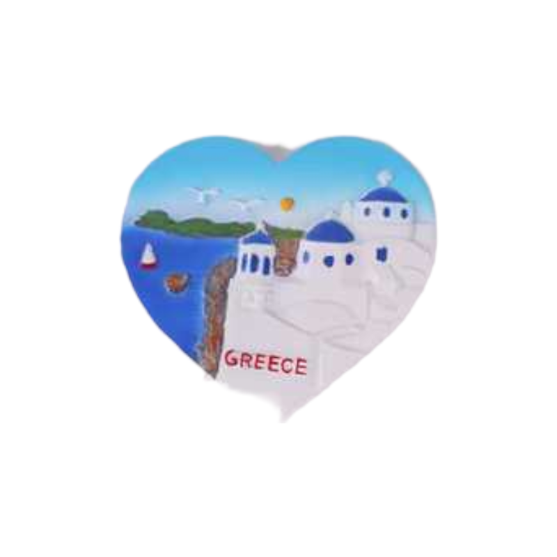 Tourist Souvenir Magnet - Set of 12pcs - Resin Magnet - Greece - 678377