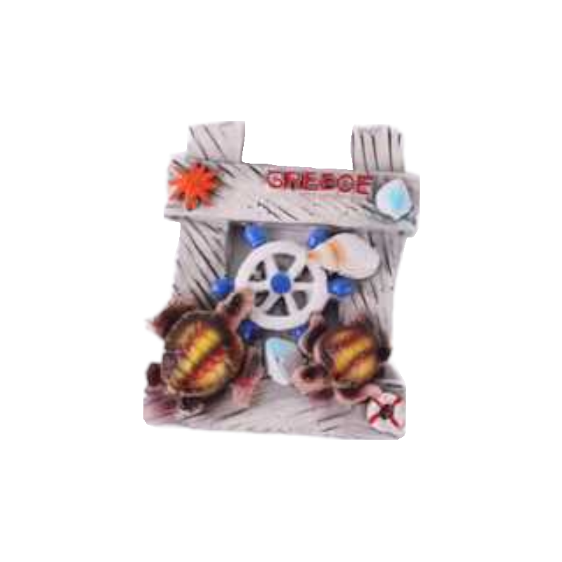 Souvenir tourist magnet - Set of 12pcs - Resin Magnet - Greece - 678400