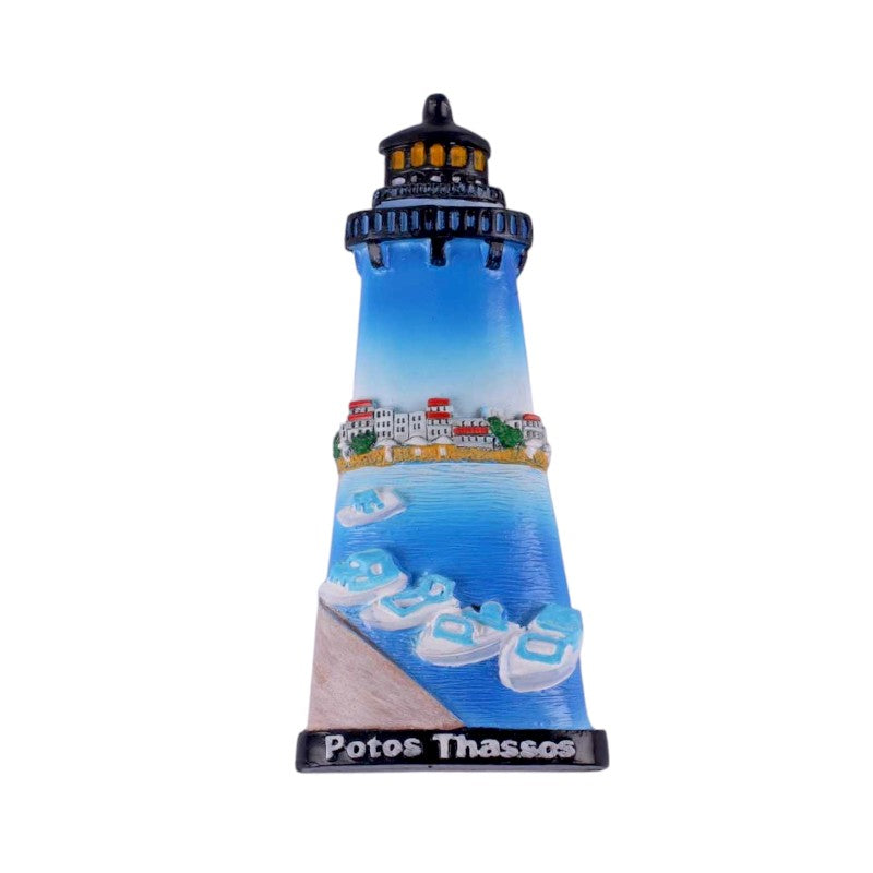 Tουριστικό μαγνητάκι Souvenir - Σετ 12pcs - Resin Magnet - Thassos - 678414