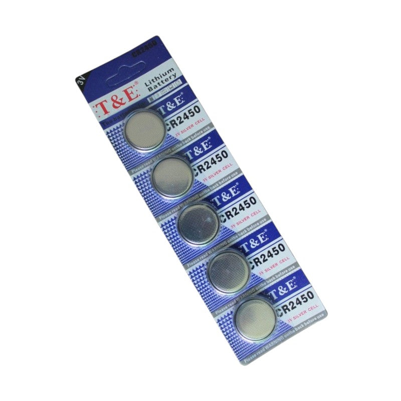 Lithium batteries - CR2450 - 3V - 5pcs - 682177