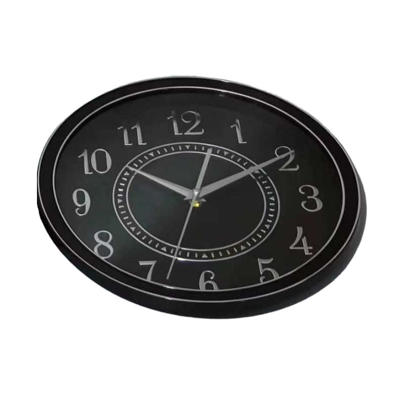 Wall clock - XH-726T - 687269 - Black