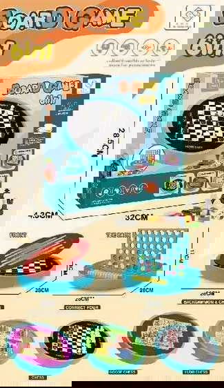 Επιτραπέζιο παιχνίδι 6in1 - JF378-1046 - 310382 - iThinksmart.gr