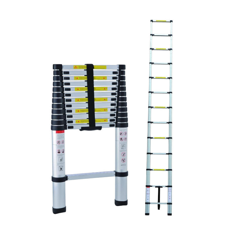 Folding aluminum ladder - 100 - 2.6m - 711018
