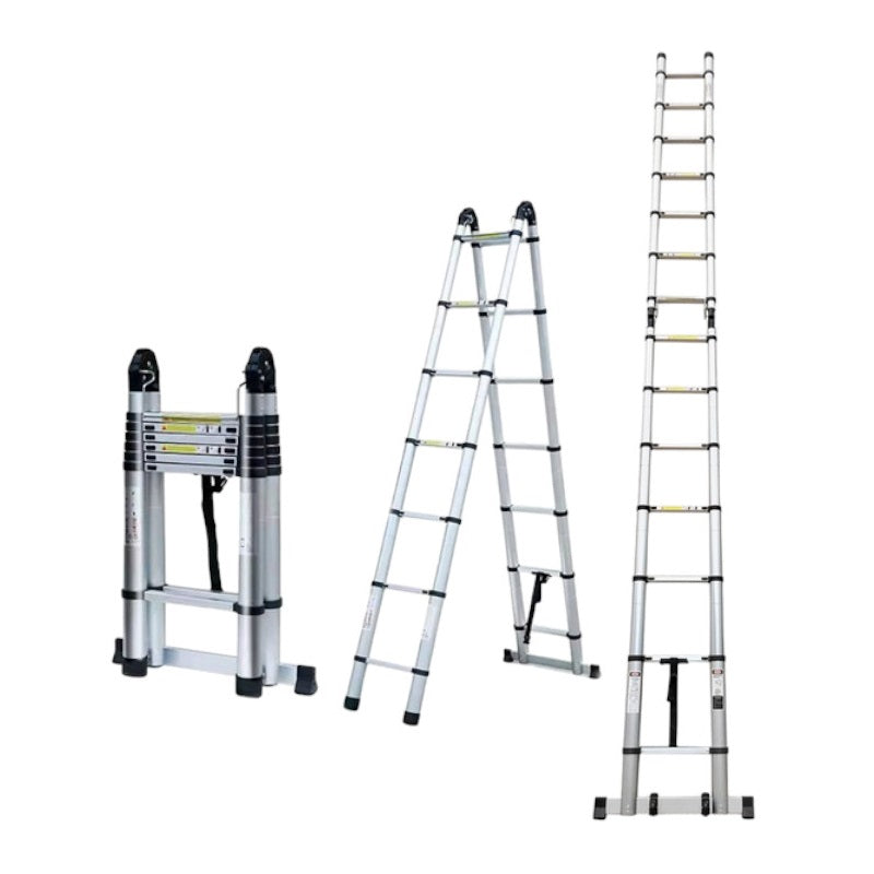 Folding multi-purpose aluminum ladder - 103 - 3.8m - 711056