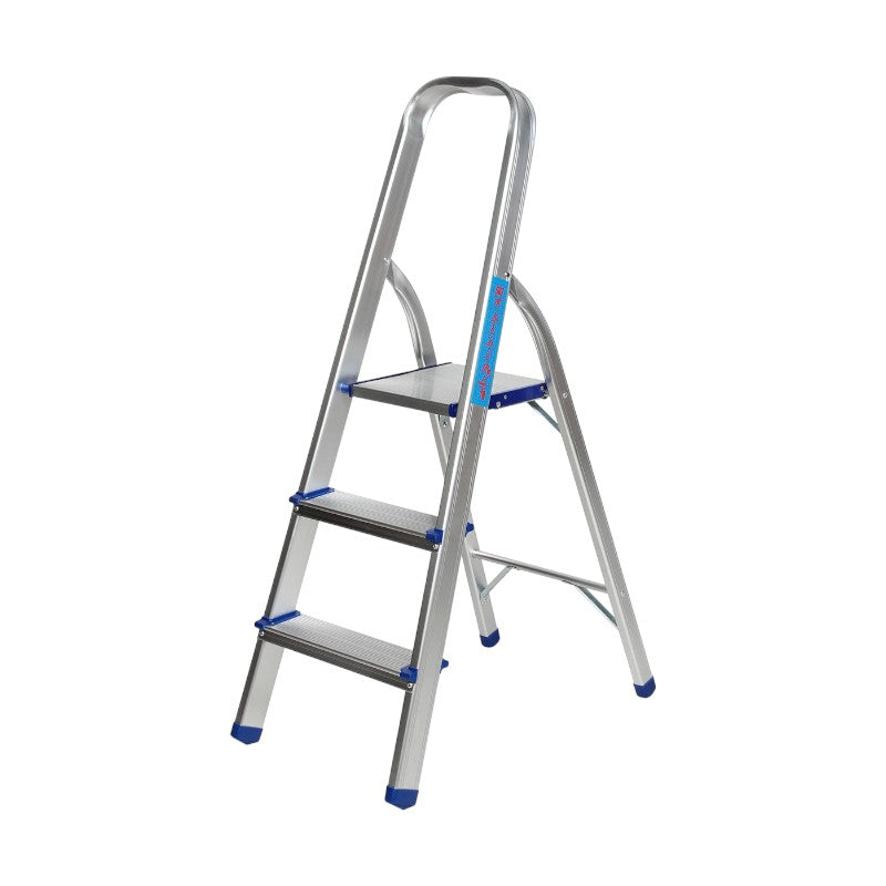 Folding aluminum ladder - 118-3 - 711155