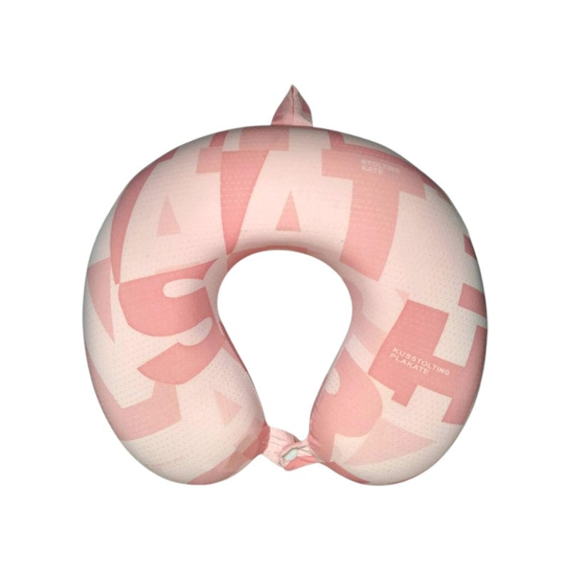 Travel neck pillow - Memory Foam - 71886 - Pink