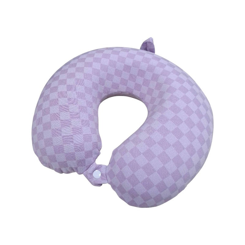 Travel neck pillow - Memory Foam - 71887 - Purple