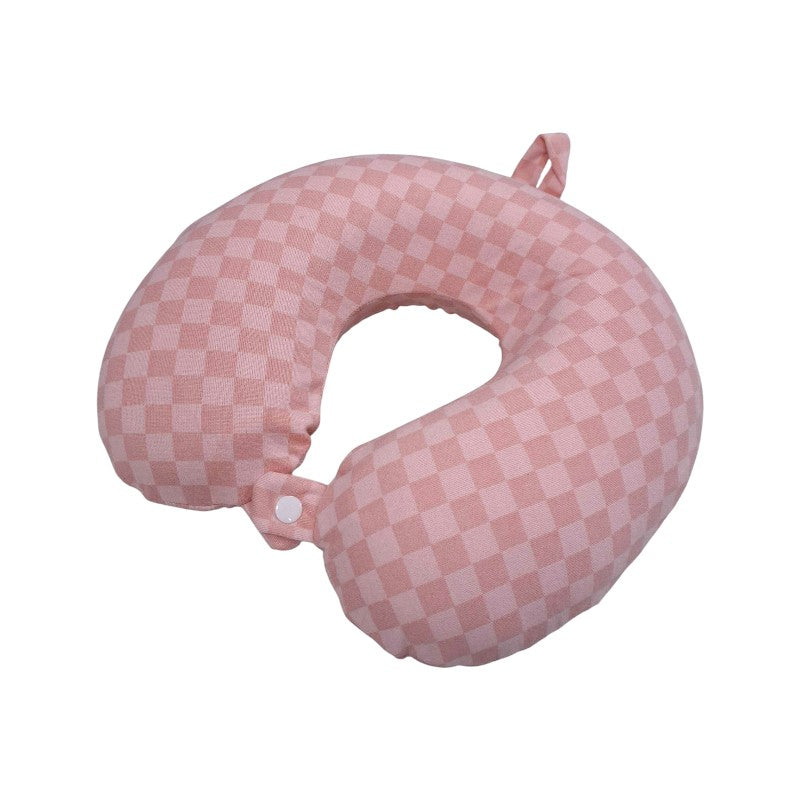 Travel neck pillow - Memory Foam - 71887 - Pink