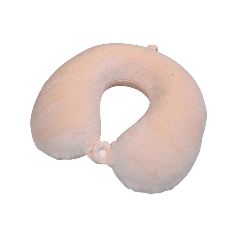 Travel neck pillow - Memory Foam - 71890 - Pink