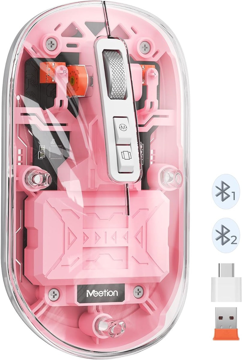 Meetion MT-BTM005 Wireless Mouse Pink