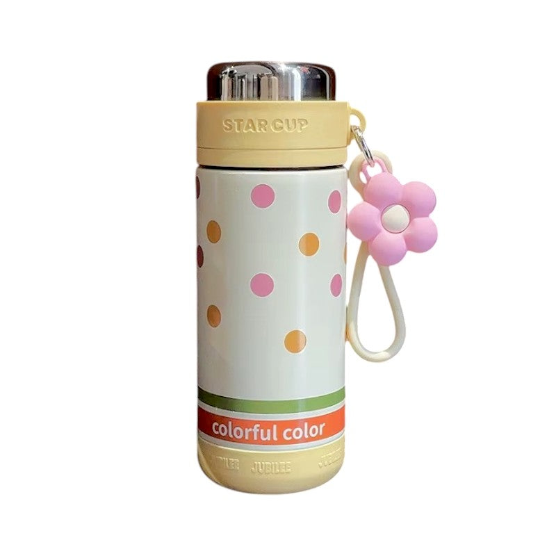 Portable thermos flask - 500ml - 722320 - Yellow