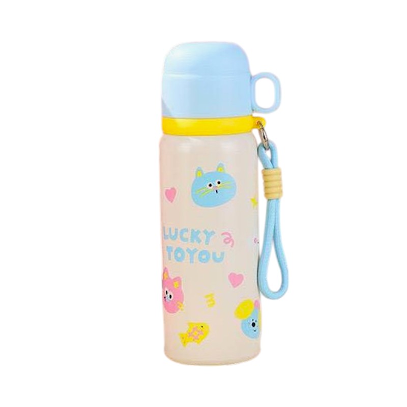 Children's thermos flask with mug - 500ml - 722368 - White