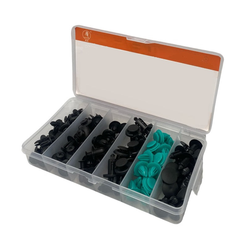 Set of car fasteners 6 types - 120pcs - CD172702 - 727027