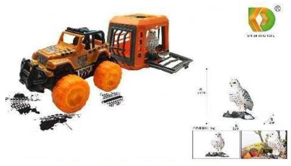 Children's animal transport vehicle with figure - GD-072 - 730153