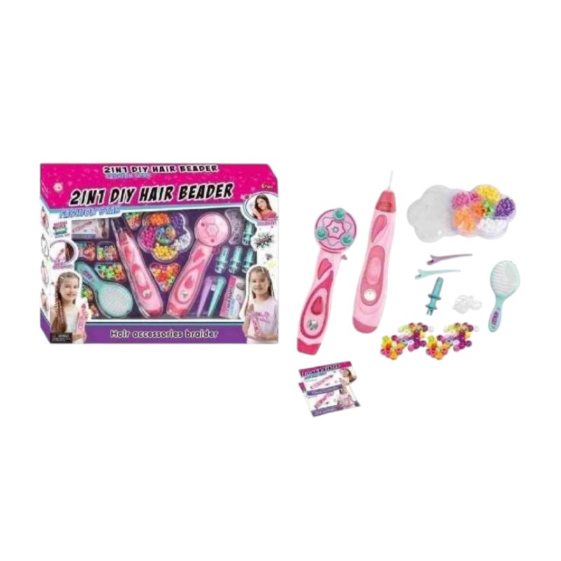 Set for hair braids with patterns - 868-124 - 730199