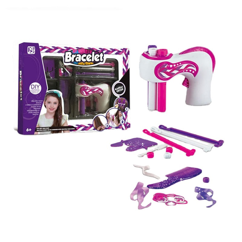 Hair braiding set with patterns - 892DIY - 730213