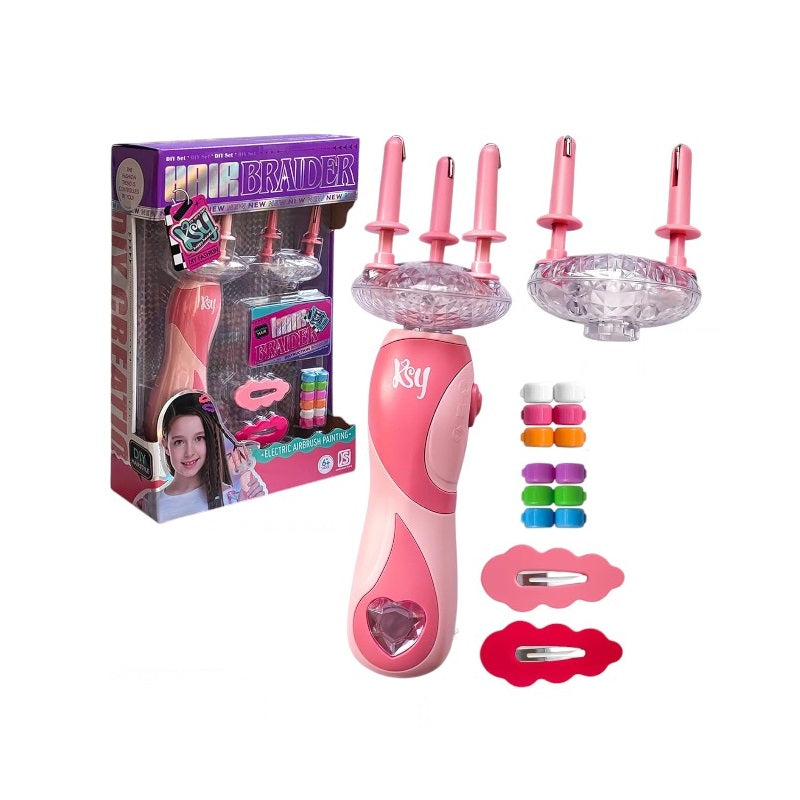 Hair braid set with patterns - KSY934 - 730220