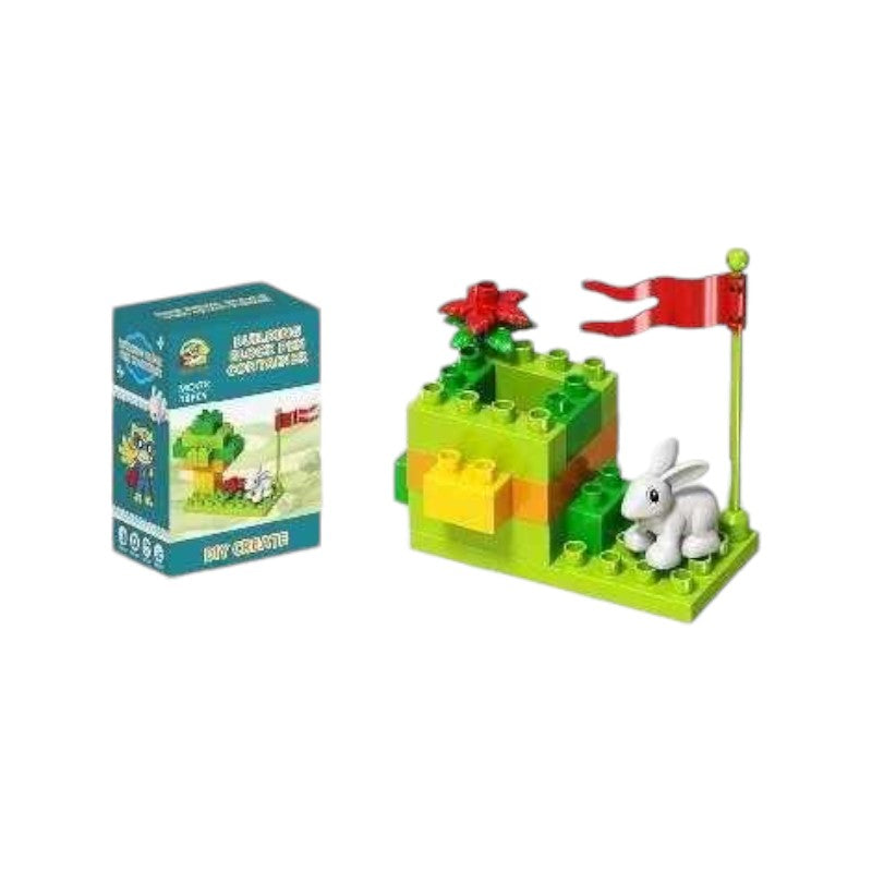 DIY construction set with bricks - MC878 - 18pcs - 730262
