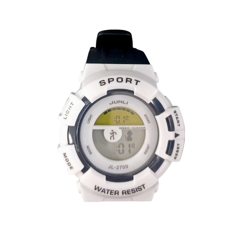 Children's digital wristwatch - 2709 - 756873 - Black/White