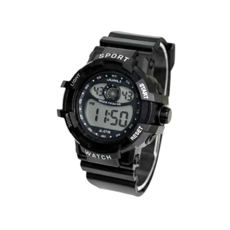 Children's digital wristwatch - 2716 - 756903 - Black