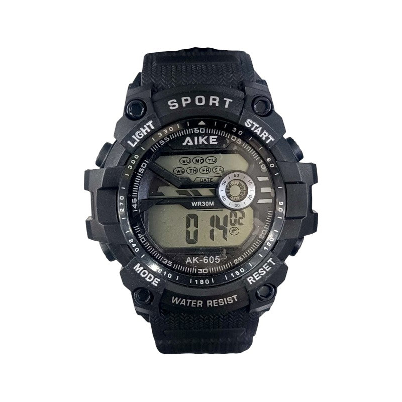 Children's digital wristwatch - 605 - 758228 - Black