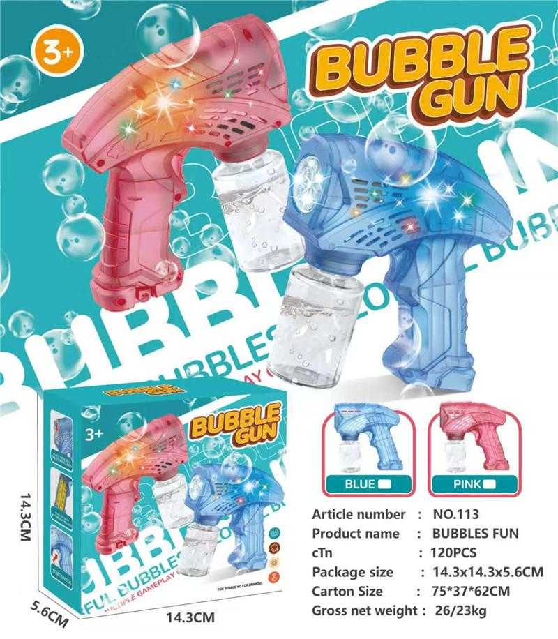 Πιστόλι για σαπουνόφουσκες - 113 - 629119 - Pink