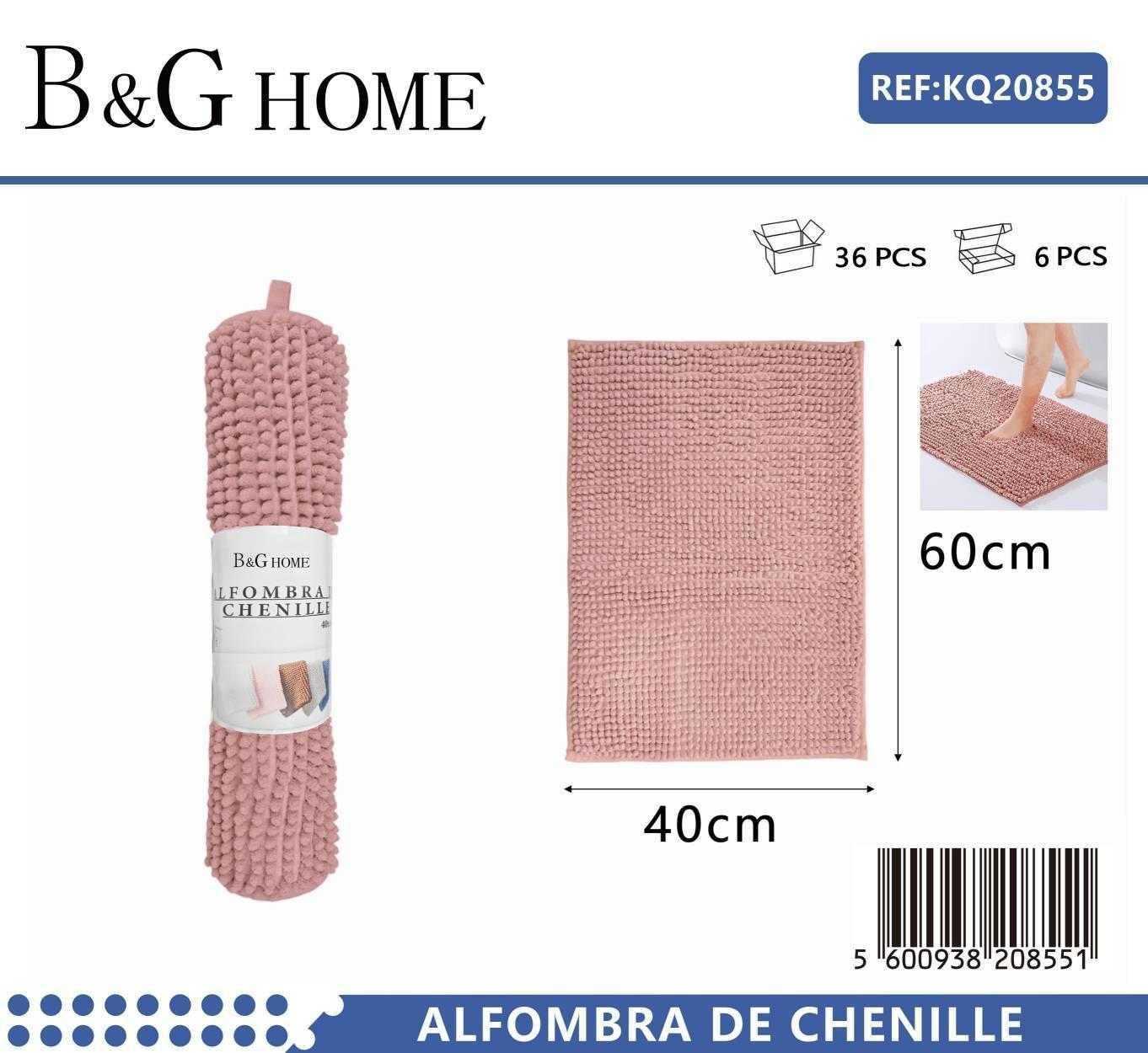 Πατάκι μπάνιου - M0826 - 40x60cm - Pink - 20855