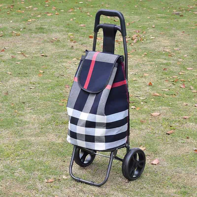 Υφασμάτινο καρότσι λαϊκής - ZZ304-7B - 981287 - Black