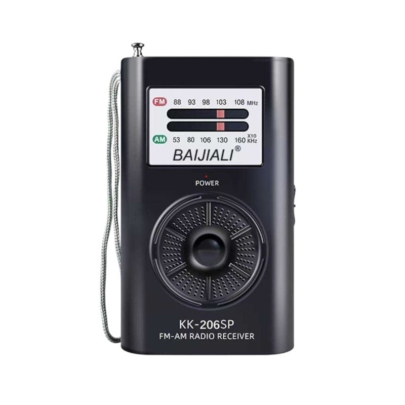 Φορητό ραδιόφωνο mini - PR-206 - 802063 - Black