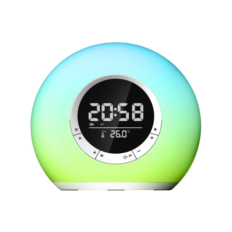 Wireless Bluetooth LED Speaker & Digital Clock - P11 - 810804