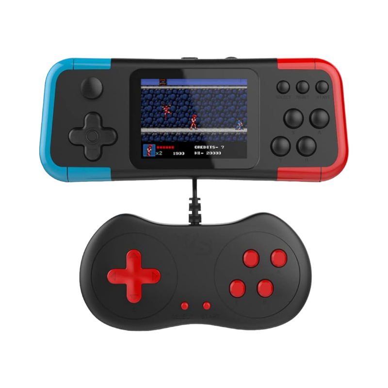 Portable Game Console with Controller - A12 - 811047 - Black/Blue/Red
