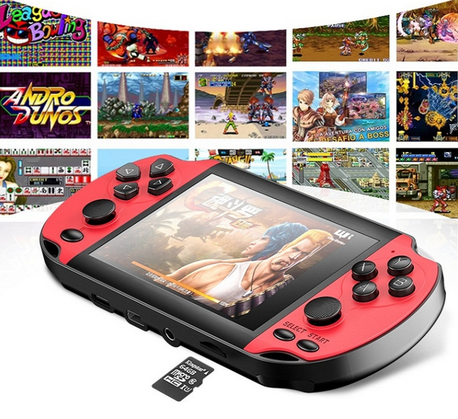 Φορητή κονσόλα παιχνιδιών - X7S - 3.5'' - 811078 - Blue/Red - iThinksmart.gr