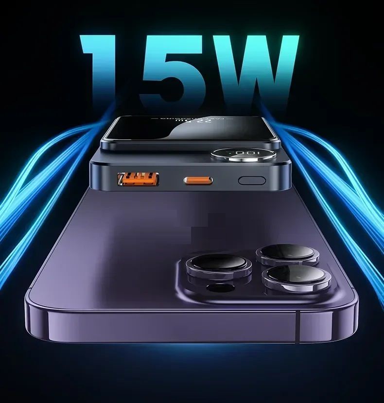 Μαγνητικό Powerbank ασύρματης φόρτισης - S111 - 15W - 811290 - White