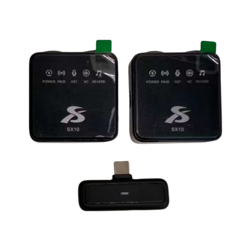 Wireless mini rechargeable condenser microphone for audio recording - Type-C - SX10 - 811351