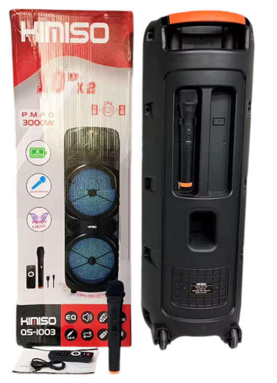 Φορητό ηχείο subwoofer με μικρόφωνο - QS-1003 - KMS - 813102