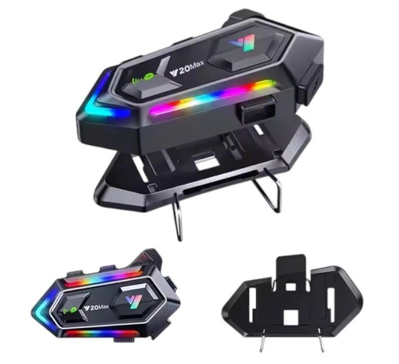 Ασύρματη ενδοεπικοινωνία κράνους μοτοσυκλέτας - Bluetooth - Y20-MAX - 811689