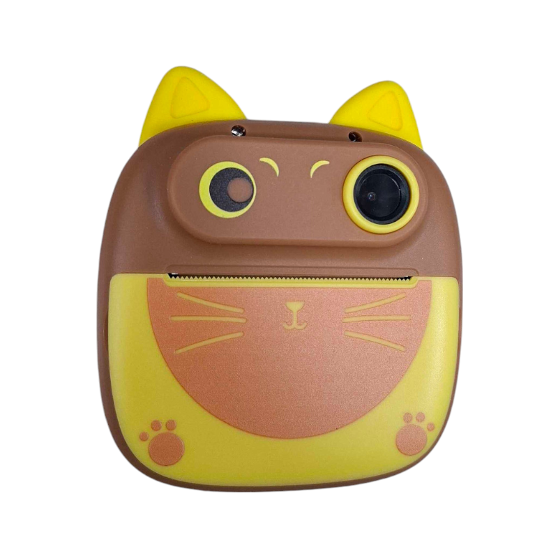 Children's Instant Camera with Printer - D6 - 811801 - Brown