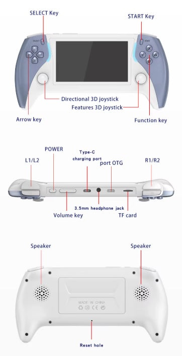 Φορητή κονσόλα παιχνιδιών - XP PRO - 812594 - Blue