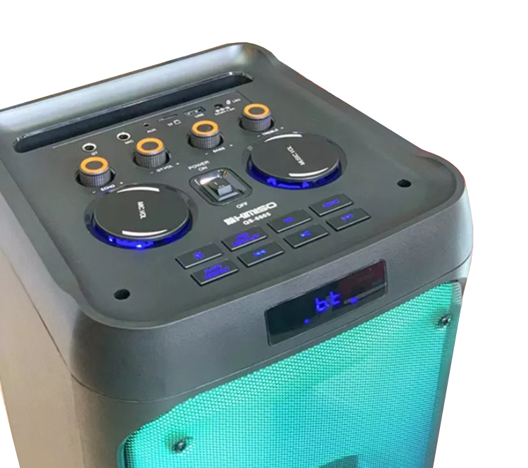 Portable subwoofer speaker with Karaoke microphone - QS-8605 - 813157