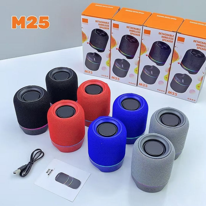 Wireless Bluetooth speaker double - M25 - 813638 - Black