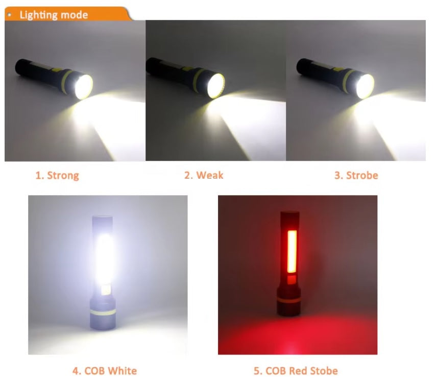 Rechargeable LED Flashlight - FA-CH-24094 - 817469