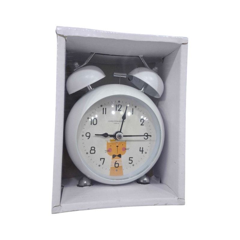 Table clock - Alarm clock - 670-4 - 820186 - White