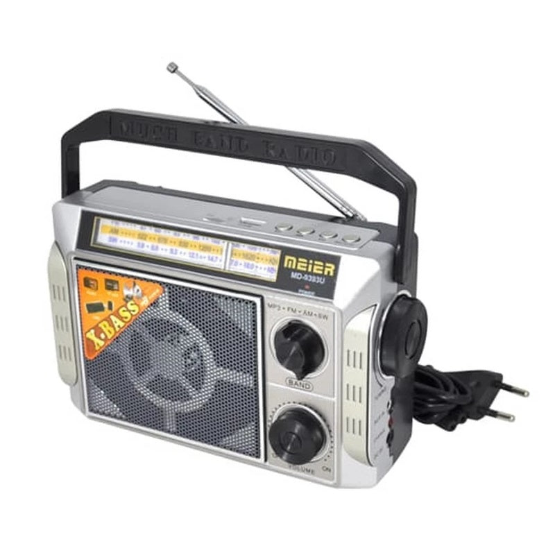 Rechargeable radio - MD-9393BT - 830012 - Silver