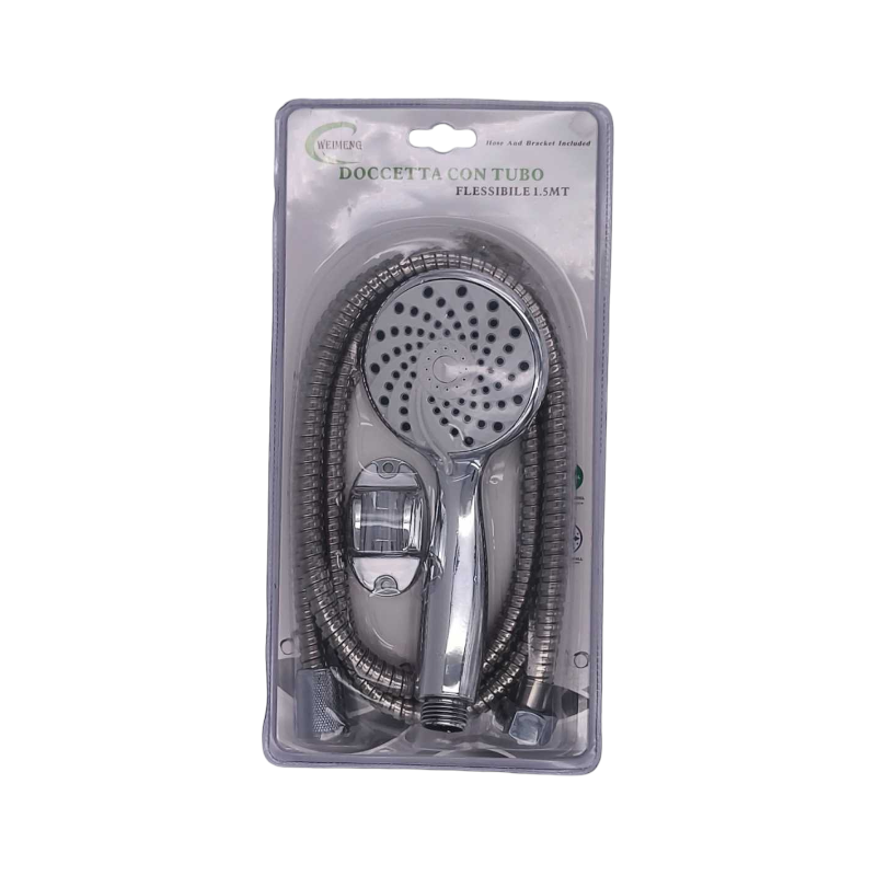 Τηλέφωνο ντους με επιλογές πίεσης και σπιράλ - 1.5m - 88024