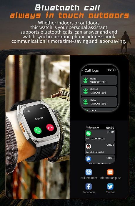 Σετ Smartwatch με 2 λουράκια - Z79 Max - 065080 - Orange