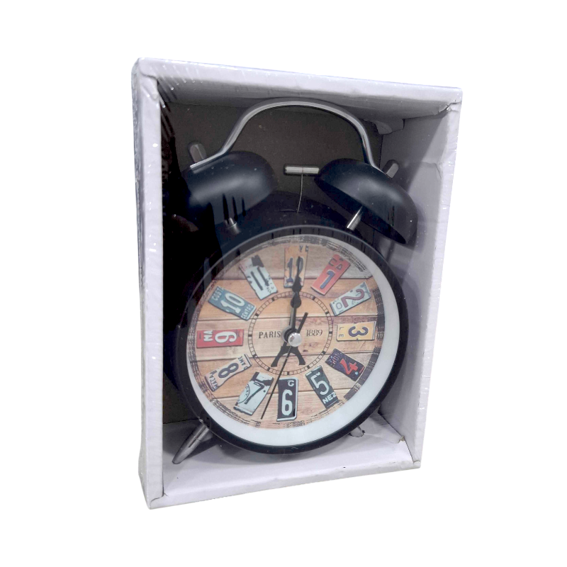 Table clock - Alarm clock - 8806-2 - 880621 - Black