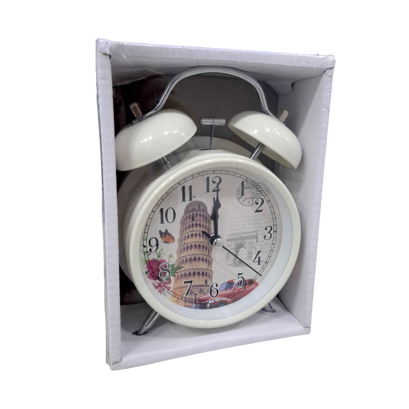 Table clock - Alarm clock - 8806T-6 - 880669 - White